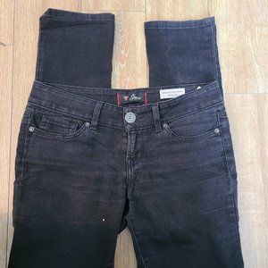 Guess Medium Rise Black Skinny Jeans Sarah fit